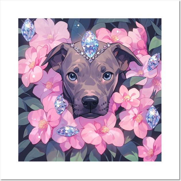 Staffy Gem Wall Art by Enchanted Reverie